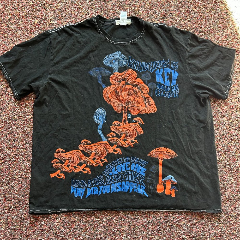 Urban Outfitters Project Social T Mushroom Oversized T Shirt - Size L/XL